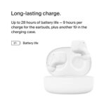 ⁦سماعات ساوند فورم بولت ترو اللاسلكية من بيلكين | سماعات أذن بلوتوث 5.2، وقت تشغيل 28 ساعة، 2 ميكروفون، مكالمات واضحة، تصنيف IPX4، محمولة، صوت ستيريو هاي فاي، التحكم بالضغط، لنظام تشغيل Apple/Android .⁩ - الصورة ⁦7⁩