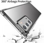 ⁦جراب غوريلا سيليكون شفاف لموبايل سامسونج جالاكسي نوت 20 الترا مضادة للصدمات⁩ - الصورة ⁦8⁩