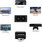 ⁦كابل طاقة بمنفذين لللاب توب وأجهزة النوت بوك والراديو وشريط الكاسيت .⁩ - الصورة ⁦4⁩