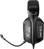 ⁦سماعة راس للالعاب اونيكوما X12 سيريرو ساوند - ميكروفون بخاصية تقليل الضوضاء - ضوء RGB رائع - وحدة مكبر صوت 40 ملم - وسائد اذن مريحة - مقبس 3.5 ملم + USB للطاقة للجوال والكمبيوتر وبلاي ستيشن 4/5 | اسود⁩ - الصورة ⁦8⁩