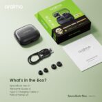 ⁦oraimo SpaceBuds Neo OTW-323 سماعات أذن لاسلكية حقيقية مع 30 ساعة من وقت التشغيل، بلوتوث 5.4، وضع الألعاب، صوت مكاني، مقاومة للماء IPX4، اقتران سريع .⁩ - الصورة ⁦5⁩