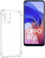 ⁦جراب حماية غوريلا شفاف لموبايل Oppo A55 4G بزوايا مضادة للصدمات. ⁩ - الصورة ⁦6⁩