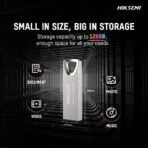 ⁦فلاشة هيكسيمي، 32 جيجابايت، HS-USB-M200 32G U3 - فضي .⁩ - الصورة ⁦7⁩