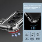 ⁦جراب حماية غوريلا شفاف لهاتف سامسونج جالاكسي S21 بلس S21+  مضاد للصدمات.⁩ - الصورة ⁦4⁩