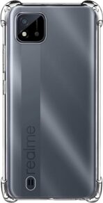 ⁦جراب حماية شفاف رفيع مقاوم للصدمات من مادة TPUمن Gorilla لهاتف   Realme C11 2021 .⁩ - الصورة ⁦2⁩