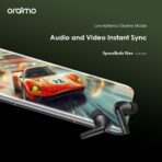 ⁦oraimo SpaceBuds Neo OTW-323 سماعات أذن لاسلكية حقيقية مع 30 ساعة من وقت التشغيل، بلوتوث 5.4، وضع الألعاب، صوت مكاني، مقاومة للماء IPX4، اقتران سريع .⁩ - الصورة ⁦4⁩