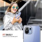 ⁦جراب حماية شفاف رفيع مقاوم للصدمات من مادة TPUمن Gorilla لهاتف Mi 11 Lite 4G  .⁩ - الصورة ⁦3⁩
