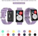 ⁦سوار ساعة يد متوافق مع ساعة هواوي فيت/فيت نيو/فيت اليجانت/فيت SE، سوار بديل للنساء والرجال من السيليكون .⁩ - الصورة ⁦3⁩