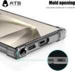 ⁦جراب غوريلا شفاف مضاد للصدمات لموبايل سامسونج S23 الترا للشحن اللاسلكي⁩ - الصورة ⁦5⁩