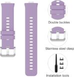 ⁦سوار ساعة يد متوافق مع ساعة هواوي فيت/فيت نيو/فيت اليجانت/فيت SE، سوار بديل للنساء والرجال من السيليكون .⁩ - الصورة ⁦2⁩