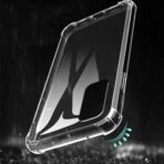 ⁦جراب غزالة شفاف لموبايل سامسونج جالاكسي S20 FE مقاوم للصدمات ⁩ - الصورة ⁦2⁩