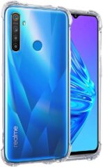 ⁦جراب حماية شفاف رفيع مقاوم للصدمات من مادة TPUمن Gorilla لهاتف Realme 5 Pro  .⁩ - الصورة ⁦2⁩