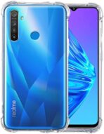 ⁦جراب حماية شفاف رفيع مقاوم للصدمات من مادة TPUمن Gorilla لهاتف Realme 5 Pro  .⁩ - الصورة ⁦3⁩