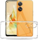 ⁦جراب حماية غوريلا شفاف لموبايل oppo reno 8t 4g بزوايا مضادة للصدمات. ⁩ - الصورة ⁦6⁩