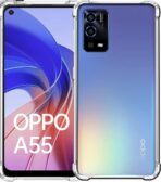 ⁦جراب حماية غوريلا شفاف لموبايل Oppo A55 4G بزوايا مضادة للصدمات. ⁩ - الصورة ⁦7⁩