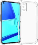 ⁦جراب حماية غوريلا شفاف ناعم من البولي يوريثين الحراري والسيليكون ممتص للصدمات بزاوية معززة وحماية كاملة للكاميرا لموبايل Oppo  A92 .⁩ - الصورة ⁦2⁩