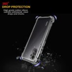 ⁦جراب حماية شفاف رفيع مقاوم للصدمات من مادة TPUمن Gorilla لهاتف   Redmi Note 10 .⁩ - الصورة ⁦7⁩