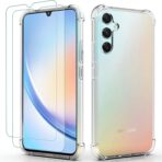 ⁦جراب حماية غوريلا شفاف لموبايل سامسونج جالاكسي A34 حماية زوايا معززة ممتص للصدمات⁩ - الصورة ⁦6⁩