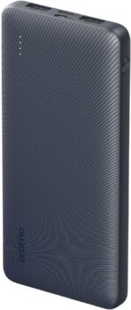 شاحن باور بانك توست 15 فلاش 10000 مللي امبير في الساعة من اورايمو مع شحن سريع 15 وات من النوع C، مخرج ثلاثي USB ونوع C، توصيل الطاقة، مدخل نوع C، حماية متعددة الطبقات وجزء خارجي ثلاثي الأبعاد