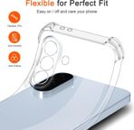 ⁦جراب حماية عوريلا ممتص للصدمات ناعم شفاف لموبايل سامسونج جالاكسي A56 شبكة الجيل الخامس 5G (لون شفاف)⁩ - الصورة ⁦3⁩