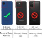 ⁦جراب حماية غوريلا شفاف لهاتف سامسونج جالاكسي A03 core  مضاد للصدمات .⁩ - الصورة ⁦5⁩