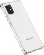 ⁦جراب حماية غوريلا شفاف ممتص للصدمات بزاوية معززة لموبايل سامسونج جالاكسي A51 شبكة الجيل الرابع 4g⁩ - الصورة ⁦6⁩