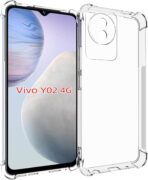 ⁦جراب حماية شفاف رفيع مقاوم للصدمات من مادة TPUمن Gorilla لهاتف   Vivo Y02 4G .⁩ - الصورة ⁦7⁩