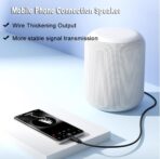 ⁦كابل USB C الى AUX، كيبل USB C الى مقبس ذكر 3.5 ملم، مصنوع من النايلون المضفر متوافق مع جوالات سامسونج، محول كيبل USB C الى AUX 3.5 ملم للسيارة، نوت 10، جوجل بيكسل⁩ - الصورة ⁦7⁩