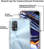 ⁦جراب حماية شفاف رفيع مقاوم للصدمات من مادة TPUمن Gorilla لهاتف  Realme 7 Pro .⁩ - الصورة ⁦2⁩