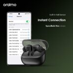 ⁦oraimo SpaceBuds Neo OTW-323 سماعات أذن لاسلكية حقيقية مع 30 ساعة من وقت التشغيل، بلوتوث 5.4، وضع الألعاب، صوت مكاني، مقاومة للماء IPX4، اقتران سريع .⁩ - الصورة ⁦6⁩