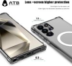 ⁦جراب غوريلا شفاف مضاد للصدمات لموبايل سامسونج S23 الترا للشحن اللاسلكي⁩ - الصورة ⁦7⁩