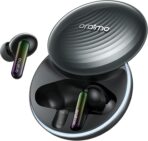 سماعات أذن لاسلكية من اورايمو Hybrid ANC True Wireless Earbuds، مزودة بتنبيهات صوتية مخصصة، وقت تشغيل يصل إلى 40 ساعة، موديل OTW-630، مدخل الهيكل: نوع سي، مقاوم للماء: سماعات أذن مقاومة للماء بتصنيف IPX4 .
