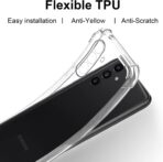 ⁦جراب حماية شفاف غوريلا لموبايل سامسونج جالكسي A04S ضد الكسر و الصدمات⁩ - الصورة ⁦4⁩