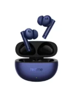 سماعات اذن ريلمي بودز اير 5 مع خاصية الغاء الضوضاء النشطة 50 ديسيبل مكبر صوت باس ديناميكي 12.4 ملم ومدة تشغيل تصل الى 38 ساعة .