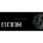 ⁦ساعة إنفينيكس XW1 الذكية - فضية، مقاومة للماء IP68، إصدار 5.0، بلوتوث، ضغط، شاشة 1.83 بوصة IPS، بطارية 270 مللي أمبير/ساعة، أكثر من 123 وضعًا رياضيًا، أكثر من 100 واجهة ساعة  شاشة TFT، مقاس 1.83 بوصة.⁩ - الصورة ⁦3⁩