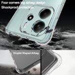 ⁦جراب حماية شفاف رفيع مقاوم للصدمات من مادة TPUمن Gorilla لهاتف   Redmi Note 14 4G .⁩ - الصورة ⁦7⁩