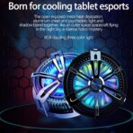 ⁦مبرد أشباه الموصلات للبث المباشر X18، جهاز تبريد مغناطيسي جذاب للهواتف المحمولة والأجهزة اللوحية وأجهزة التحكم في ألعاب الكمبيوتر الرقمية - لون المنتج: [طلاء فضي X18] أشباه الموصلات المغناطيسية⁩ - الصورة ⁦8⁩