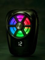 ⁦مبرد هاتف محمول X110A مع بطارية 2500 مللي أمبير في الساعة، مروحة تبريد أشباه الموصلات ثلاثية السرعة، مشبك مزدوج، تبريد مزدوج، للبث المباشر والألعاب، إضاءة RGB، بطارية داخلية⁩ - الصورة ⁦14⁩