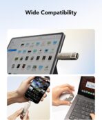 ⁦ليكسار محرك فلاش D40E سعة 128GB مزدوج USB 3.2 الجيل الاول نوع C، ذاكرة فلاش USB نوع سي بهيكل معدني بتصميم دوار⁩ - الصورة ⁦8⁩