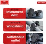 ⁦حامل موبايل للسيارة من ايرلدوم ET-EH93.⁩ - الصورة ⁦4⁩