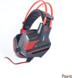 سماعة ألعاب أوفلينج موديل ( P10 ) مضيئة باللون الأحمر، سلكي .