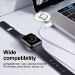 ⁦شاحن APPLE لاسلكي مغناطيسي من نوع USB-C من السلسلة 1 إلى 7⁩ - الصورة ⁦8⁩