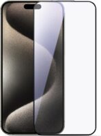 جوي رووم شاشة حماية من الزجاج المقوى (حافة سوداء) زجاج شفاف لموبايل آيفون 14 Pro Max (عالية الدقة HD+ ومقاومة للغبار)