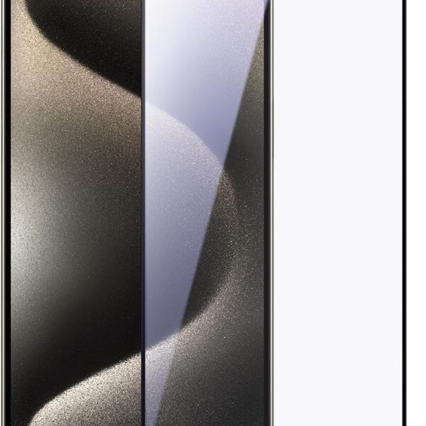 جوي رووم شاشة حماية من الزجاج المقوى (حافة سوداء) زجاج شفاف لموبايل آيفون14 PRO MAX(عالية الدقة HD+ ومقاومة للغبار)