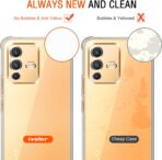 ⁦جراب حماية شفاف رفيع مقاوم للصدمات من مادة TPUمن Gorilla لهاتف  Vivo V23 5G .⁩ - الصورة ⁦9⁩