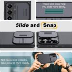 ⁦جراب لموبايل جالاكسي S24 الترا من نيلكن، جراب كام شيلد برو لموبايل سامسونج جالاكسي S24 الترا مع غطاء كاميرا منزلق، جراب نحيف وأنيق، جراب S24 الترا.⁩ - الصورة ⁦14⁩