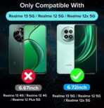 ⁦جراب حماية شفاف رفيع مقاوم للصدمات من مادة TPUمن Gorilla لهاتف   Realme 12 5G-Realme 12X 5G .⁩ - الصورة ⁦10⁩