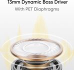 ⁦سماعات اذن لاسلكية T01 من بادز مع تقنية الذكاء الاصطناعي اي ان سي للمكالمات، محرك ديناميكي 13 ملم، بطارية تصل الى 28 ساعة، زمن استجابة 88 ملم، بلوتوث V5.4 وجوجل فاست زوج من ريلمي .⁩ - الصورة ⁦10⁩