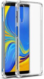 ⁦جراب حماية غوريلا مضاد للصدمات بزوايا معززة متوافق مع سامسونج جالاكسي A7/ 2018  (شفاف)، سيليكون⁩ - الصورة ⁦7⁩