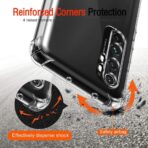 ⁦جراب حماية شفاف رفيع مقاوم للصدمات من مادة TPUمن Gorilla لهاتف Xiaomi Mi Note 10 Lite .⁩ - الصورة ⁦2⁩